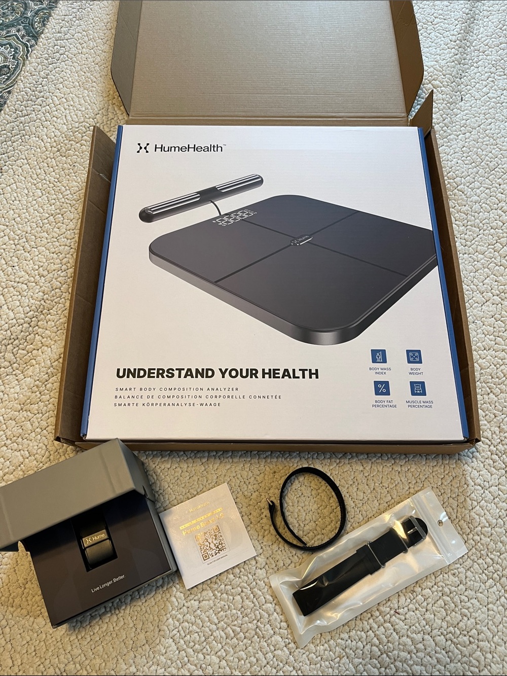 Black Smart Body Composition Analyzer